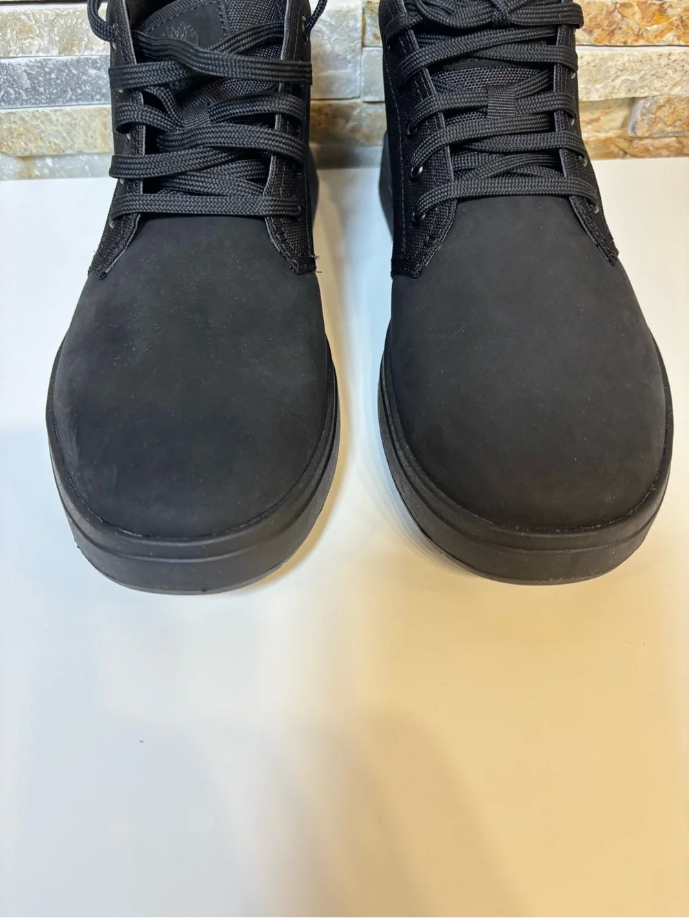 Timberland Davis Square Chukka Sneakers Men's 10 Blackout Nubuck NWT